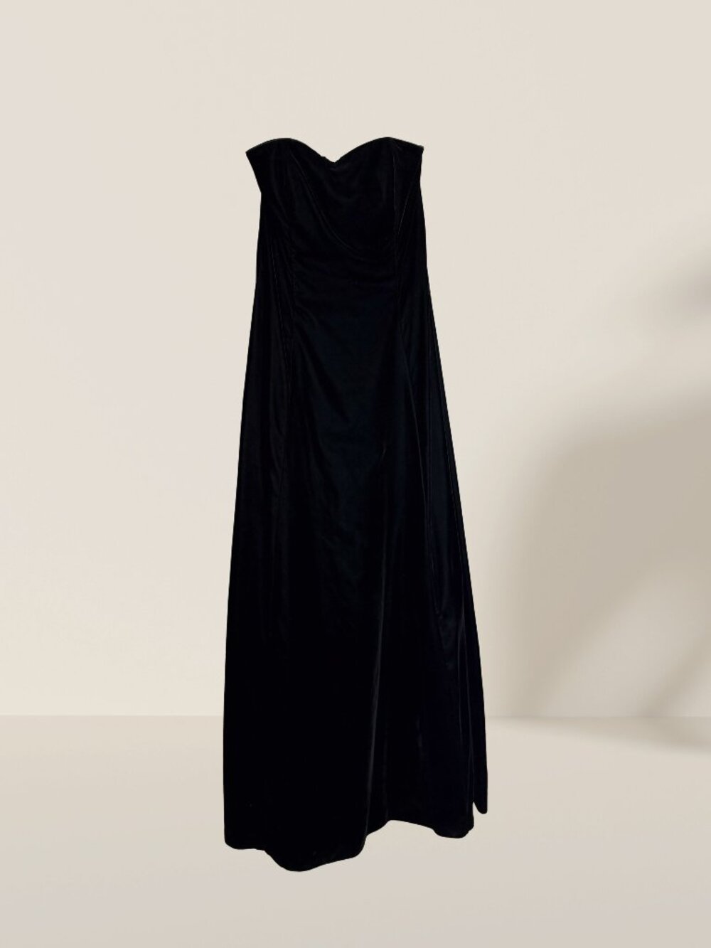 Scott McClintock Black Velvet Formal Gown Size 10 | Millennium 2000 Long Dress